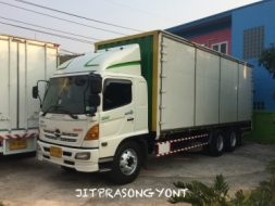 ขาย HINO MEGA 212 แรง ปี 2554 10 ล้อตู้ประตู 10 บานไม่มีเสากลาง