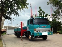 ต้องการขาย HINO FD166B ติดเครน 3 ท่อน 3 ตัน กระบะคาร์โก้แผ่นข้างอลูมิเนียม รถพร้อมใช้