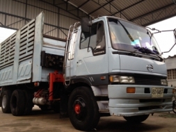 ขาย HINO 10 ล้อ พร้อมเครน คีบเหล็ก