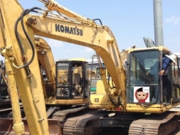 Komatsu PC130-6 เก่านอก แทรกกว้าง 80 mm พร้อมใช้สุดๆ