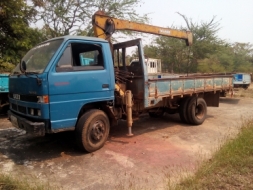 ขายหกล้อ ISUZU NPR59LU5 รถห้าง พร้อมเครน2.5ขายตามสภาพเครื่องอ่อนทคัชชีสวย ยางไม่ครบ เอกสารเล่มทะเบีย