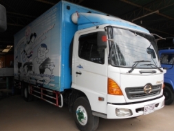 ้HINO MEGA FC4J ตุ็บรรทุก 3 บาน