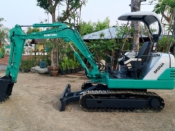 ขายรถแม็คโคร SUMITOMO SH30่JA เก่านอก ไม่เคยผ่านการใช้งานในไทย ติดต่อ 086-775-7900, 086-324-1992