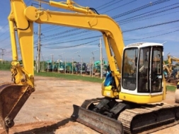 ขายรถแบคโฮ SUMITOMO SH75U-2 (เท่า PC60) ปั้มนิ้ว คอลโทรลน้ำมัน สภาพสวยพร้อมใช้ นำเข้าจากญี่ปุ่น มีVD