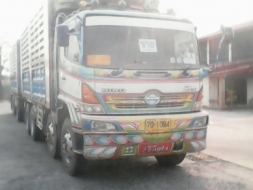 ขาย HINO 344 พ่วงแม่+ลูกดั๊ม กระบะเหล็ก รถปี52