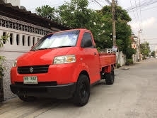 2007 suzuki carry กระบะบรรทุกติดแก็สlpgหัวฉีด ถังวางใต้ท้อง รถสวยๆ