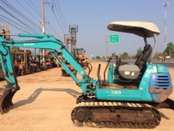 ขายรถแบคโฮ KUBOTA K-030 (เท่า PC30-7) ปั้มนิ้ว ระบบคอนโทรลสั้น มีระบบลายหัวกระแทก นำเข้าจากญี่ปุ่น ม