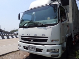 ขายรถบรรทุก 6 ล้อตู้แห้ง MITSUBISHI FUSO FM65 พร้อมตู้อลูมิเนียมและติด CNG