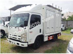 รถบรรทุก ISUZU NLR130แรง ติดลิฟท้ายเหล็ก