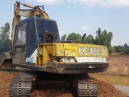 Kobelco Sk120 Mark  3 เครื่องดี ปั้มดี ไฟฟ้าครบ พร้อมใช้ แอร์เย็น  (เล่มทะเบียน)