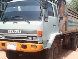 ISUZU ROCKY FVZ 195 HP 6HE1 สิบล้อดั๊มพ์ 2 เพลา กระบะดั๊มพ์มิเนียม 12 ตันสภาพดีสวยพร้อมบรรทุกหนักได้