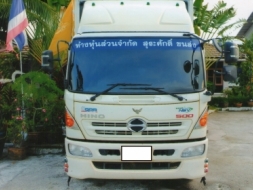 HINO CNG ปี 55(ปลายปี) ราคาพิเศษ เจ้าของขายเอง 6ล้อ ช่วงยาว 7.2เมตร ตู้แห้ง