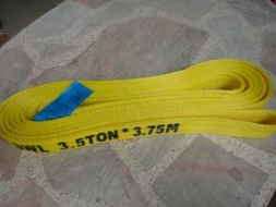 ขาย สายพานยกของแบบวงกลม ยี่ห้อ J&amp;L FLAT SLING HMM SWL 3.5TON*3.75M รับน้ำหนักได้ 3.5 ตัน  ขนาดยา