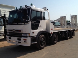 ขาย HINO PROFIA เครื่อง P11C 320 แรงม้าระบบน้ำมัน กระบะบรรทุกแมคโค กระบะพื้นที่ยาว 7.50 เมตร หางไฮดร