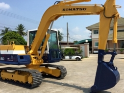 รถขุด KOMATSU PC60-6 มือสอง นำเข้าเอง จากญี่ปุ่นแท้ๆ