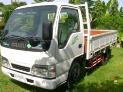 ISUZU NKR 66 E หัวการ์ตูนสูง เครื่อง 120 LPG จากโรงงาน ไม่ติดเวลา