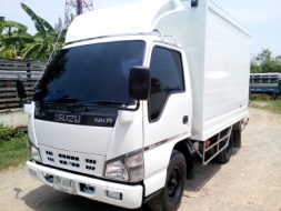 4 ล้อบรรทุก  *ไม่ติดเวลา*  (ตู้เปียก.สแตนเเลส)  ISUZU  NKR  100 แรงม้า  *ยาว 3.20 ม.*  รถสวยจริง+พร้