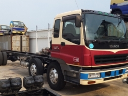 รถบรรทุก 8 ล้อ 2 คานหน้า ISUZU GIGA เครื่อง 6WA1 320HP