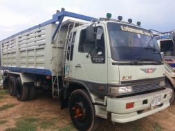 ขายดั้ม2เพลา HINO 3H ปี37 ห้างแท้ เครื่อง195แรง HO7D พ.เพาเวอร์ เบรกทิฟฟี่ ภายในสวย แอร์เย็น สภาพพร้