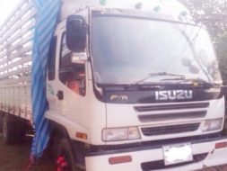 ISUZU DECA 210 HP 6HH1 รถบรรทุกหกล้อ กระบะเหล็กคอกสูงความยาว 6.20 เมตรสภาพดีพร้อมบรรทุกหนักได้เลยครั