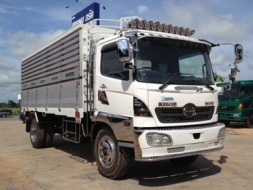 ขายไม่แพง HINO MEGA ดั้มพ์มิเนียม สวยๆเครื่อง JO8C 210 แรงม้ากระบะมิเนียม ยาว 5.20 เมตร สูง 1.70 เมต