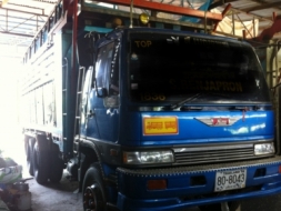 ขาย HINO 3M วางเครื่อง PO9C สองเพลาดั๊ม กระบะเนียม