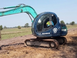 เก่านอก Kobelco Sk60 Mark  5 (Super )  เครื่องดี ปั้มดี ไฟฟ้าครบ แอร์เย็น ใช้ (อินวอยท์)