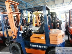 (รหัสสินค้าTHP2031) รถยกยี่ห้อTOYOTA รุ่น 02-5FG20 ขนาด 2.0 TON เกียร์ AUTO  ระบบ Gasoline ยกสูง 4.0