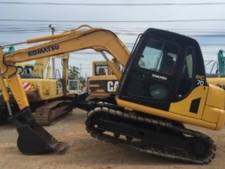 ขายรถแบคโฮ KOMATSU PC60-7 คอลโทรลสั้น มีแอร์พร้อม สภาพสวยพร้อมใช้ นำเข้าจากญี่ปุ่น มีVDOการทำงานครับ