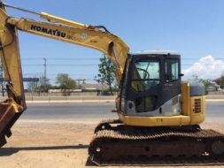 ขายรถแบคโฮ KOMATSU PC138US-3 ปี 2003 แอร์เย็น แทรค 70 ซม สภาพสวยพร้อมใช้ นำเข้าจากญี่ปุ่น