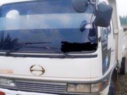 HINO FD 195 HP HO7D หกล้อดั๊มพ์ กระบะดั๊มพ์เหล็ก 5 ตันความยาว 3.60 เมตรสภาพดีพร้อมบรรทุกหนักได้เลย เ