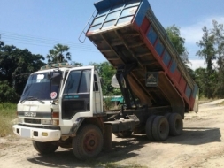 ขาย รถบรรทุก 10 ล้อ ISUZU 2 เพลา ดัมพ์ 195 แรง