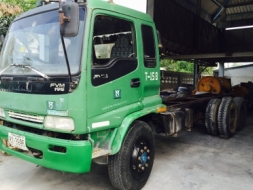 ISUZU DACA FVMปี40 เครื่อง6HH 210HP เพลาเดียวพื้นเรียบ ยาว6.20เมตร