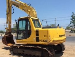 ขายรถแบคโฮ KOMATSU PC130-6 ปี 2002 ไฟฟ้าครบ บูม อาร์มยาวพิเศษ สภาพสวยพร้อมใช้ นำเข้าจากญี่ปุ่น