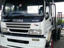 ISUZU DECA ยูโรทูปี48สวย2เพลา200แรงพร้อมกะบะลากรถเกี่ยวราคา1300000