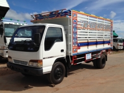 เพิ่งเสร็จค่ะขายไม่แพง ISUZU NPR เครื่อง 4HE1 130 แรงม้า กระบะดั้มพ์เกษตรคอกสูง ยาว 4.50 เมตร กว้าง