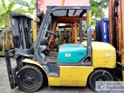 (รหัสสินค้าTHC1345) รถยกยี่ห้อKOMATSU รุ่น FD33NT-8 ขนาด 3.3 TON เกียร์ AUTO ระบบ Diesel ยกสูง 3.0 m