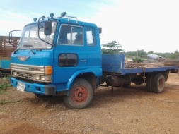 HINO FD154 เครื่อง EH100 กะบะพื้นเรียบยาว 5เมตร