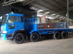 12 ล้อ HINO PROFIA เครื่อง P11C พื้นเรียบเว้นติดเครน รถทำใหม่พร้อมทะเบียนสวยๆสั่งได้ค่ะ รถเทสแล้วเรี