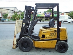 ขายรถยกSUMITOMO 2 ตัน (รุ่นใหม่) เครื่องดีเซล เกียร์ออโต้ กระบอกคู่ แผงงาสไลด์ เสาสูง 3 เมตร พวง