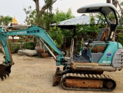 ขายรถแม็คโคร KOBELCO SK015 เก่านอก มี VDO ทดลองขับให้ดู สภาพพร้อมใช้งาน ติดต่อ 086-775-7900 086-324-