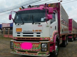 ขาย ISUZU 360 พ่วงเเม่ลูก กระบะเนียมคอกเกษตร ดั๊ม รถปี 56