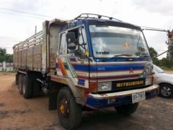 ขายดั้ม2เพลา MITSUBISHI FN527M-TF เครื่อง6D16 TERBO 220แรง พ.เพาเวอร์ เบรกทิฟฟี่ ภายในสวย แอร์เย็น เ