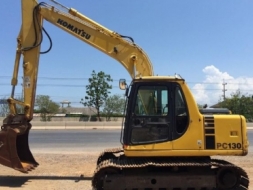 ขายรถแบคโฮ KOMATSU PC130-6 ปี 2002 ไฟฟ้าครบ บูม อาร์มยาวพิเศษ สภาพสวยพร้อมใช้ นำเข้าจากญี่ปุ่น มีVDO