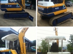 ขายด่วน KOMATSU PC 20-3 สภาพพร้อมใช้งาน เครื่องดี ปั้มดี เอวแน่น เอกสารครบ