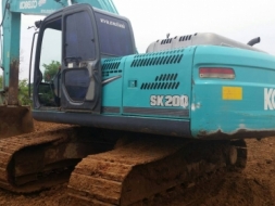 ขายรถแบคโฮ KOBELCO MARK 8 YN 12 SUPER เอวแน่นโซ่หนาไฟฟัาเต็มเอกสารทะเบียน