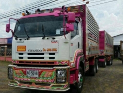 ขายรถบรรทุกพ่วง แม่ลูก ISUZU DECA FXZ360 ปี56