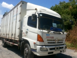 รถบรรทุกตู้ 10 บาน HINO ปี 47 ติดแก็สNGV ราคา 560,000 บ.