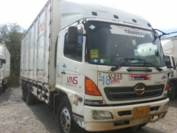 รถบรรทุก ตู้ 10 บาน HINO  FG1J ปี 46 ยาว 7.2 ราคา 690,000 บ. รถอยู่สมุทรปราการ