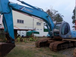 ขายแบคโคKOBELCO MARK 5 เครื่องดี เครื่องเดิม ปั้มเดิม ไฟฟ้าเต็ม โซ่ดี บูมอาร์มดี ไม่โหลด เอวแน่น รบบ